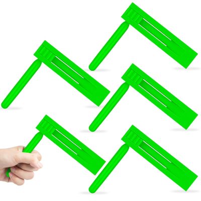 Demonwer 4 Pcs Party Ratchet Noise Makers Green Sports Cheering Rattles