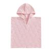 FYBITBO Baby Boy Girl Hooded Towel Poncho Terry Swimsuit Cover Up Beach/Pool/Bath Towels with Hood Bathing Suit Coverups (Pink Seashell, 0-6 Months)