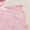 FYBITBO Baby Boy Girl Hooded Towel Poncho Terry Swimsuit Cover Up Beach/Pool/Bath Towels with Hood Bathing Suit Coverups (Pink Seashell, 0-6 Months) view 4