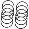 Zkhxhtg Tumblers Water Glasses,10Pcs Lid Sealing Gaskets Replacement Leakproof Silicone Cup Lid Gaskets Seals for Insulated Metal Steel Tumblers view 3