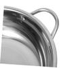 Divided Hot Pot Pan with Ladle and Strainer Stainless Steel view 3