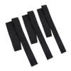 HAKIDZEL Adjustable Wig Grip Band Black 3pcs for Lace Front Wigs view 1