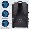 Aqur2020 Airbag Compression Backpack - Rainproof Large Capacity Work Bag with Multi Layer Storage, Ergonomic Shoulder Straps & Suitcase Strap, 180 Zipper Design for Travel Essentials view 2
