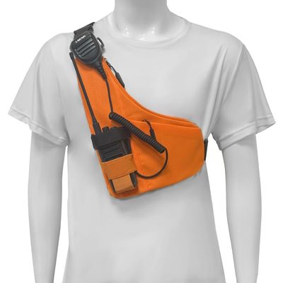 LSENG Radio Chest Harness Adjustable 2 Way Radio Pouch Holster Vest