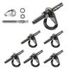304 Stainless Steel Climbing Bolt Kit, Heavy-Duty Climbing Holds Hanger 1/2"-for Outdoor Climbing Walls, Bouldering Gyms, and DIY Home Training Setups (6 Sets) view 1