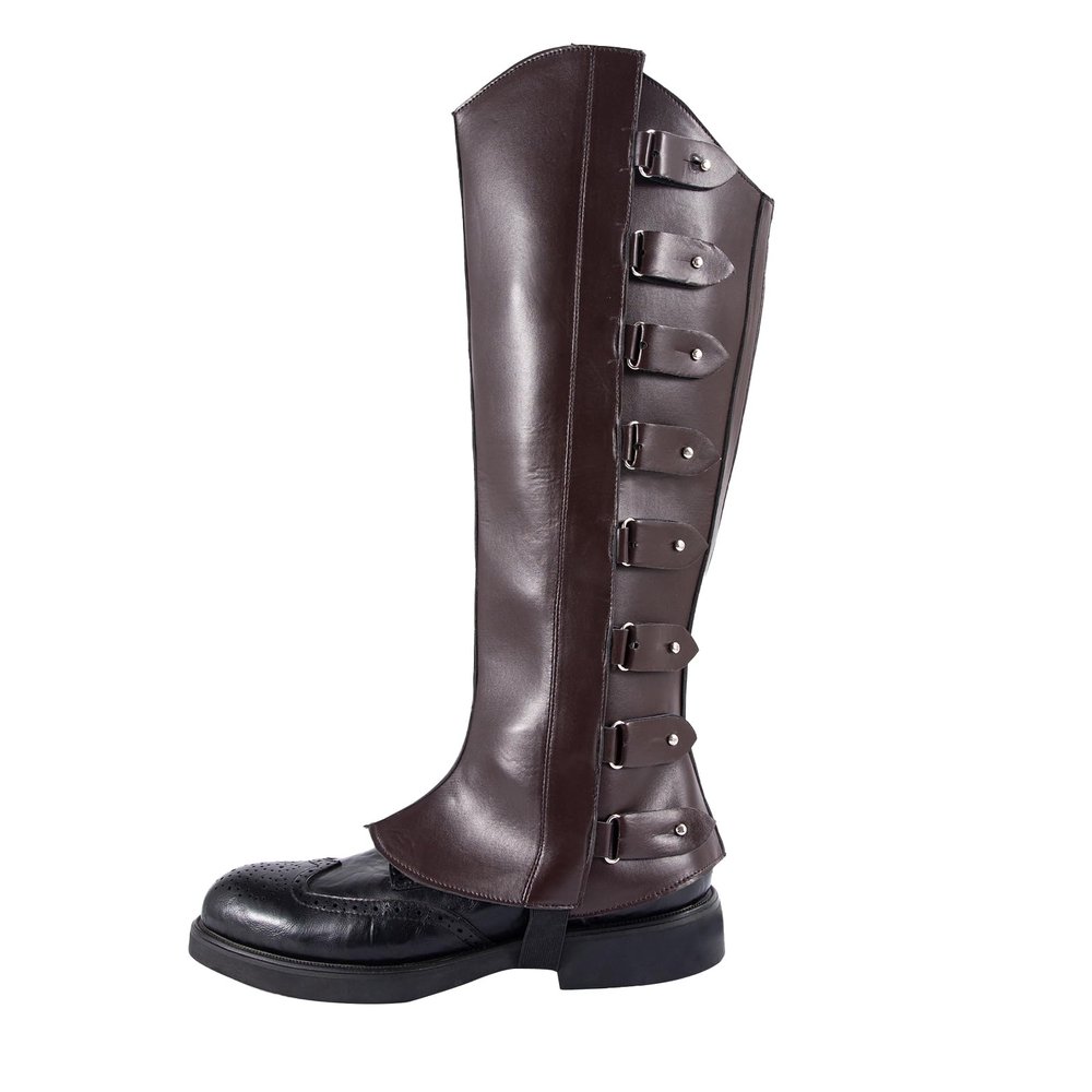 Renaissance Costume Men Pirate Costume Boot Covers for Men Women,Medieval Pirate Boot Covers Renaissance Shoes Covers,Halloween Viking Knight Warrior Armor Gaiters Cosplay,Medieval Costume Accessories