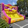 Wellcomer 13x10x10 Ft Inflatable Basketball Hoop Shot with Blower, 5 Hoops, 4 Balls, Portable Inflatable Basketball Game Ideal for Indoor/Outdoor Shot Basketball Interactive Game view 2