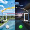 2026 Upgraded Eastgoing Pool Volleyball Net Set with Light,Adjustable Length 15-25FTSwimming Pool Volleyball Net System with 2 Water Volleyballs and Heavy Duty Base. view 3
