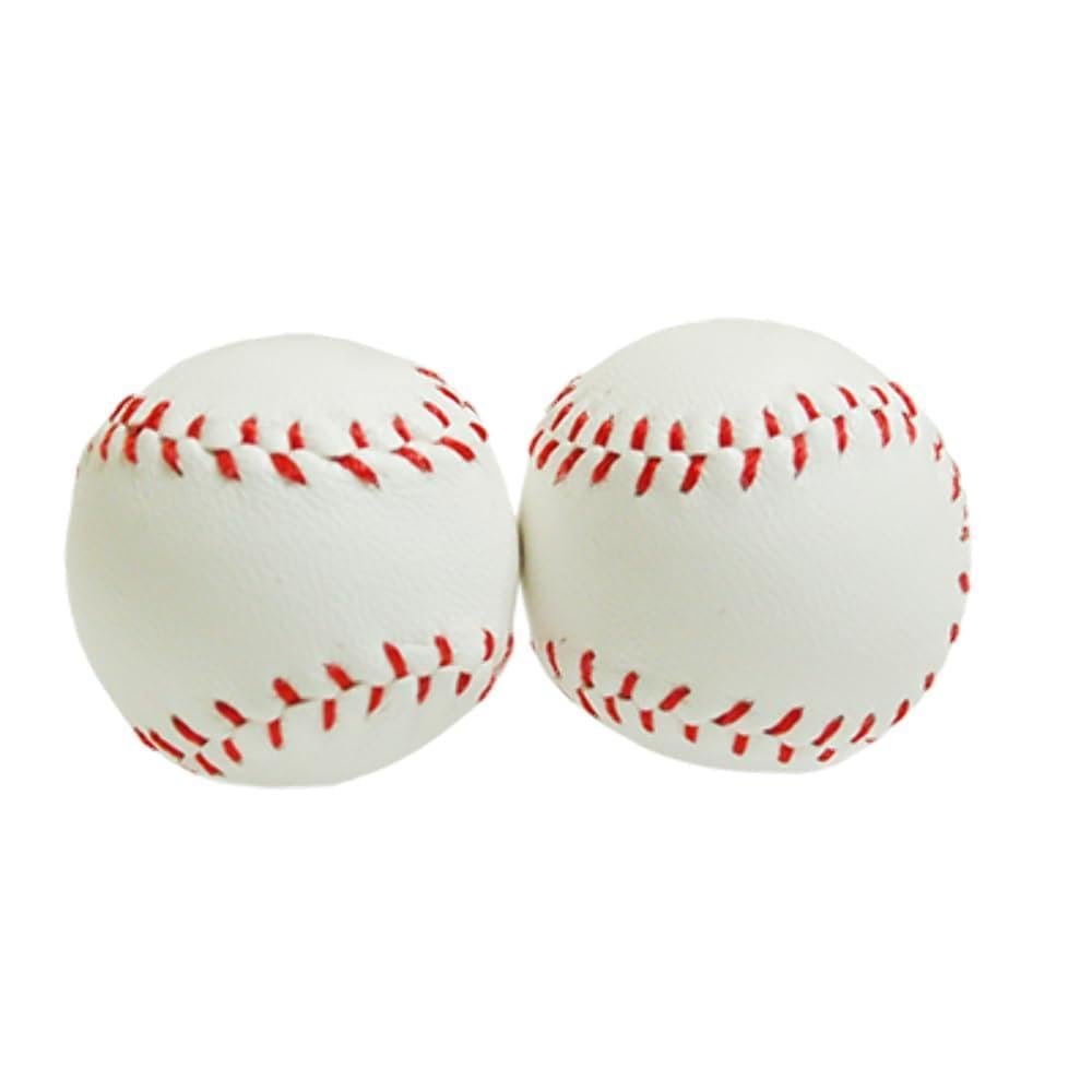 Murphy's Magic Supplies, Inc. Chop Cup Balls Large White Leather (Set of 2) by Leo Smetsers - Trick
