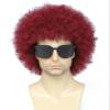 Cariniss 70s Disco Afro Wig - Unisex Large Curly Wig, Perfect for Halloween, Cosplay, Retro Parties, Disco and Clown Costumes (Red) view 1