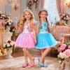 Princess Dress Up Shoes for Little Girls 3-6Kids Pretend Play Clothes view 3