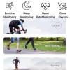 Oulencu 2026 Smart Ring Ultra-Thin for Women&Men Fitness/Sleep/Stress/HR Tracker Cycle Monitoring Sleep Ring, Waterproof Fitness Ring, No Subscription, Android/iOS Compatible (Gold, #8) view 4