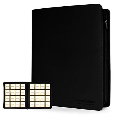 ARCHIVALPRO Premium Trading Card Binder 16 Pocket - 1024 Cards Holder Album with Premium PU Leather, Durable Zip Binder for Sports Cards, TCG, MTG, Baseball & Gaming Card Collection(16 Pocket)