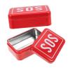 VICASKY SOS Survival Medicine Box Waterproof Emergency Storage Organizer for Camping Hiking and Outdoor Activities Compact First Aid Supply Tin Removable Tray view 1