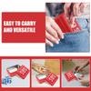 VICASKY SOS Survival Medicine Box Waterproof Emergency Storage Organizer for Camping Hiking and Outdoor Activities Compact First Aid Supply Tin Removable Tray view 3