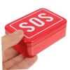 VICASKY SOS Survival Medicine Box Waterproof Emergency Storage Organizer for Camping Hiking and Outdoor Activities Compact First Aid Supply Tin Removable Tray view 4