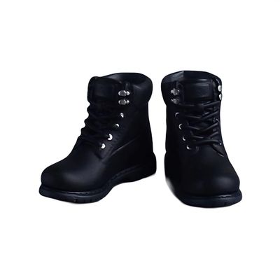 Fremego 1/12 Scale Male Climbing Boots Combat Shoes for 6inch Figure Black