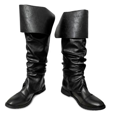 Pirate Boot Covers Medieval Renaissance Costume for Mens Womens