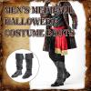 Pirate Boot Covers Medieval Renaissance Costume for Mens Womens view 4