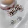 Rhinestone for Clip on Earbuds Open Ear Accessories, Elegant Zirconia Decorative Earphone Accessories, Removable Exquisite DIY Decoration view 1