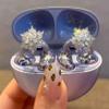 Rhinestone for Clip on Earbuds Open Ear Accessories, Elegant Zirconia Decorative Earphone Accessories, Removable Exquisite DIY Decoration view 2