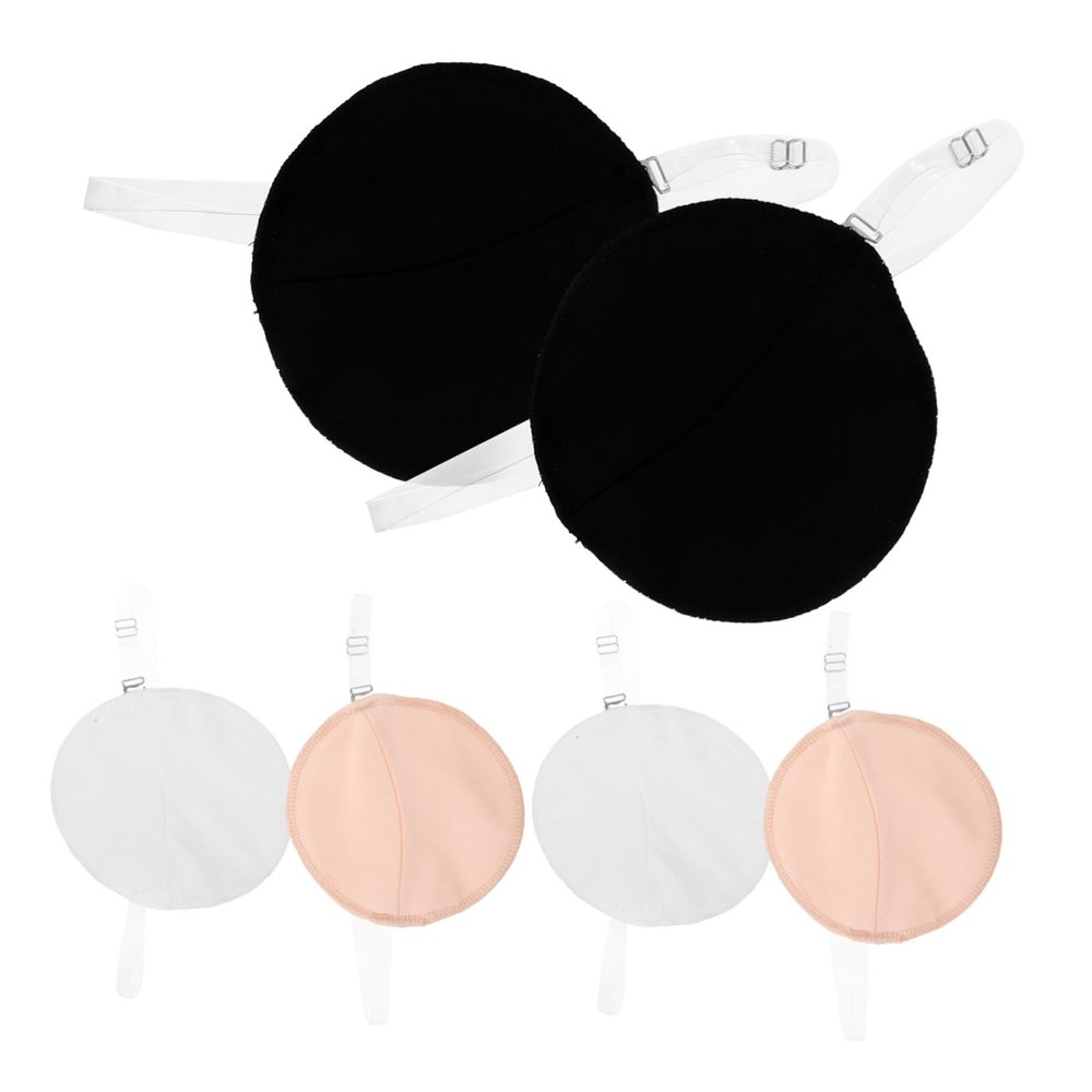 Women Reusable Polyester Armpit Sweat Pads 3 Pairs for Work Exercise