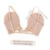 Reusable Fabric Sweat Pads with Shoulder Straps for Women Beige view 2
