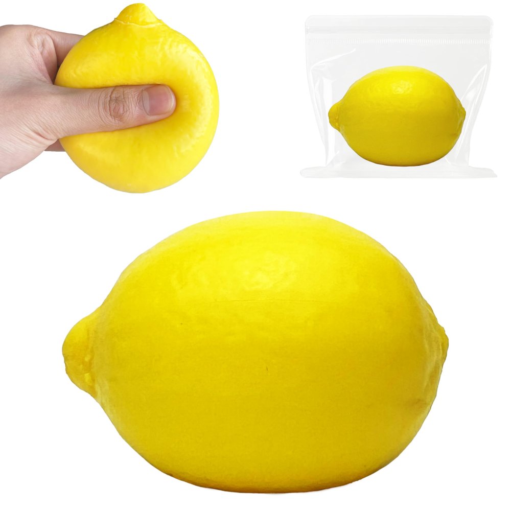 ZTATU Fruit Taba Squishy Fidgets Lemon Exercise Stress Balls for Adults