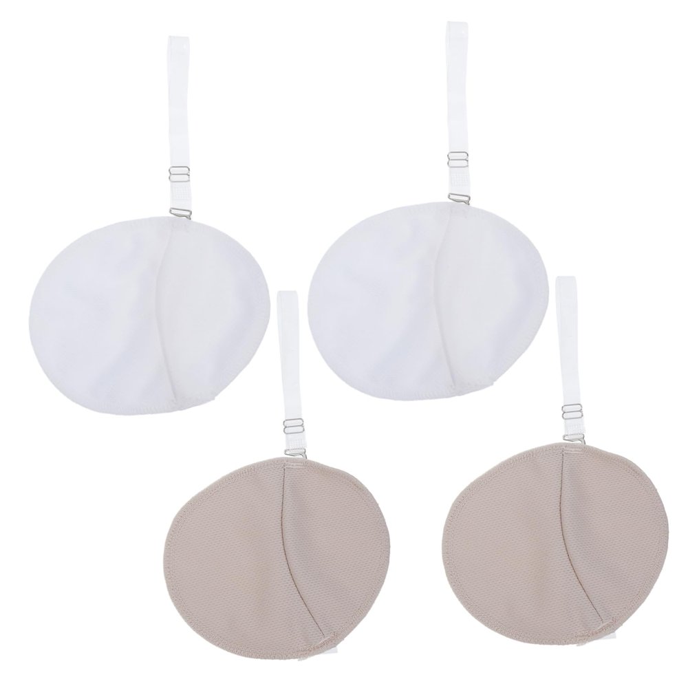 Underarm Sweat Pads 2 Pairs Polyester Reusable Guards