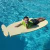 Aquamentor Sam's Submarine Foam Floating Mat Made in the USA Durable Swim Training Aid Custom Logo Yellow Large (72" x 36" x 1.5") view 2