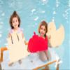 Aquamentor Sam's Submarine Foam Floating Mat Made in the USA Durable Swim Training Aid Custom Logo Yellow Large (72" x 36" x 1.5") view 3