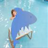 Aquamentor Max The Shark Foam Floating Mat - Durable Swim Trainer, Made in The USA, No Inflation, Logo Ready, Lake Accessories, Lake Water Toys, Foam Mat for Pool - Blue, Medium (36" x 36" x 1.5") view 3