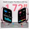 Fitness Tracker Answer/Make Calls, Smart Watch with Blood Pressure, Blood Oxygen, 24/7 Heart Rate Monitor, 120+ Sport Mode Activity Tracker, Waterproof Sleep Tracker for Women Men view 3