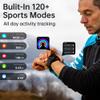 Fitness Tracker Answer/Make Calls, Smart Watch with Blood Pressure, Blood Oxygen, 24/7 Heart Rate Monitor, 120+ Sport Mode Activity Tracker, Waterproof Sleep Tracker for Women Men view 4