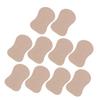 10Pcs Cotton Underarm Sweat Pads for Men, Khaki Sweat Stain Shields view 1