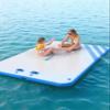 GarveeLife Inflatable Floating Dock 8 x 6 ft Air Dock Platform Non-Slip Surface Thick Lake Floats with Portable Carrying Bag for Lakes, Pool, Beach, Ocean Blue view 3