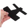 Black Toe Protector Patches Adjustable Support 6pcs for Sports, Precut view 4