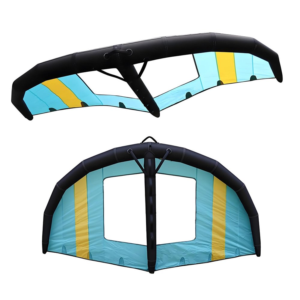 Wing Surf Foil Board Inflatable Wing Board Handheld Design with Window 4m/5m/ 6m for Adult Beginners for Wind Wing Foiling,Surfing,5m
