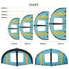 Wing Surf Foil Board Inflatable Wing Board Handheld Design with Window 4m/5m/ 6m for Adult Beginners for Wind Wing Foiling,Surfing,5m view 3