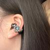 Bow Rhinestone for Clip on Earbuds Open Ear Accessories, Elegant Zirconia Decorative Earphone Accessories, Removable Exquisite DIY Decoration view 2