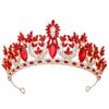 KAYTMSDIQueen Crystal Tiaras And Crowns For Women Girls Party Birthday Wedding Dress Crown Hair Jewelry Accessory Gold EN8 view 1
