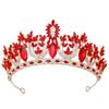 KAYTMSDIQueen Crystal Tiaras And Crowns For Women Girls Party Birthday Wedding Dress Crown Hair Jewelry Accessory Gold EN8 view 2