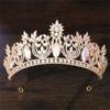 KAYTMSDIQueen Crystal Tiaras And Crowns For Women Girls Party Birthday Wedding Dress Crown Hair Jewelry Accessory Gold EN8 view 3