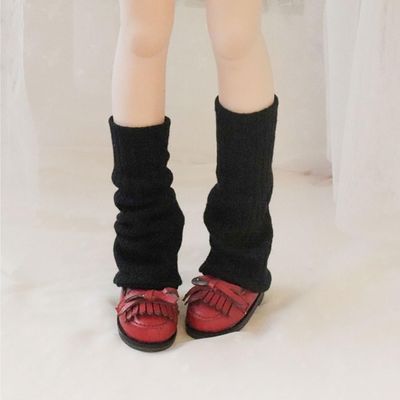 SssHam 1/3 1/4 1/6 BJD Doll Leg Warmers Knee High Leg Warmer Socks for 30 cm/45 cm/60 cm Dolls Clothes Accessories(Black,1/4)
