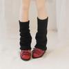 SssHam 1/3 1/4 1/6 BJD Doll Leg Warmers Knee High Leg Warmer Socks for 30 cm/45 cm/60 cm Dolls Clothes Accessories(Black,1/6)