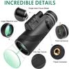 HD Monocular Night Vision New Generation with Smartphone Portable Telescope for Bird Watching Monocular Hunting Hiking Boat Fishing, view 3