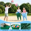 OMKSIH Granny Pants Yard Game Freaky Party Games Pants with Bouncy Balls and Air Pump Oversized Granny Pants Outdoor Game for Adults and Family Interactive Throwing Game for Group Gatherings view 3