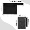 Linkidea Travel 4 Pack Soap Bar Bag with Foaming Nets, Waterproof Soap Saver Pouch, Quick Dry Exfoliating Soap Case for Travel, Camping, Gym, Shower Storage Organizer (Black) view 2