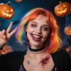30 Sheet Halloween Stickers for Adults, Realistic Wound Scar Tattoo Stickers Waterproof Temporary Fake Injury Tattoos for Costume Party, C view 4
