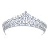 5A Cubic Zirconia Bridal Tiara Crown - CH10481 Princess Headpiece view 1
